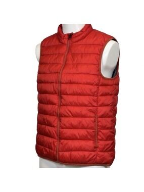 Red Men’s Puffer Vest Sz Large